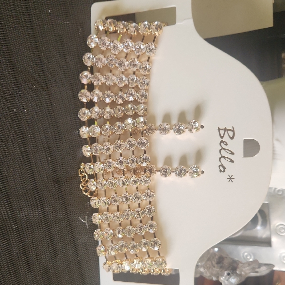 Dance Wear Chocker And Earrings Set